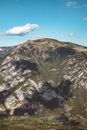 Green and Gray Mountain Under Blue Sky
