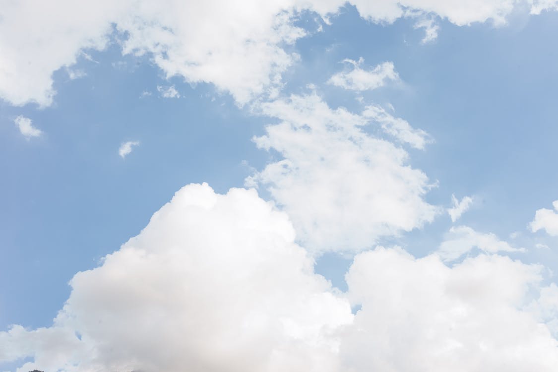 Ilmainen kuvapankkikuva tunnisteilla pilvinäkymä, pörröinen, sininen