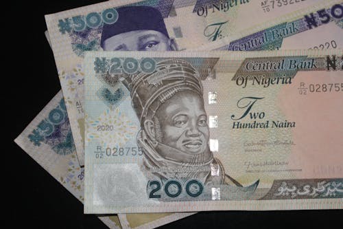 Free Currency in Nigeria Stock Photo