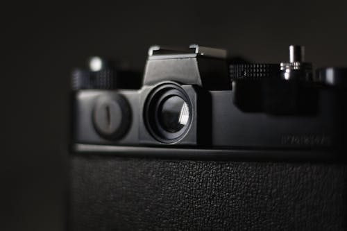 Kostnadsfria Kostnadsfri bild av analog kamera, lins, makro Stock foto