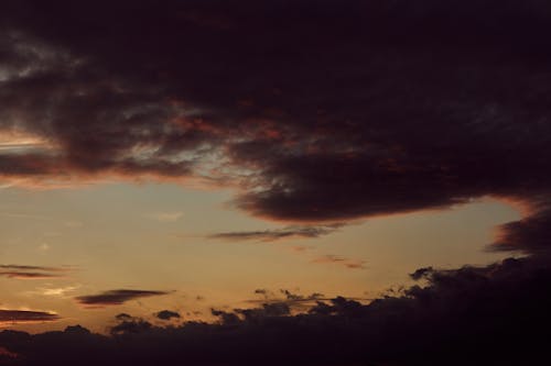 免费 剪影, 多雲的天空, 日落 的 免费素材图片 素材图片
