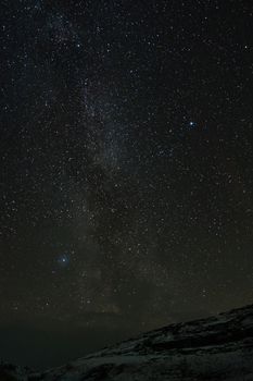 挪威风景清晰，星空可见银河系，非常适合天文爱好者