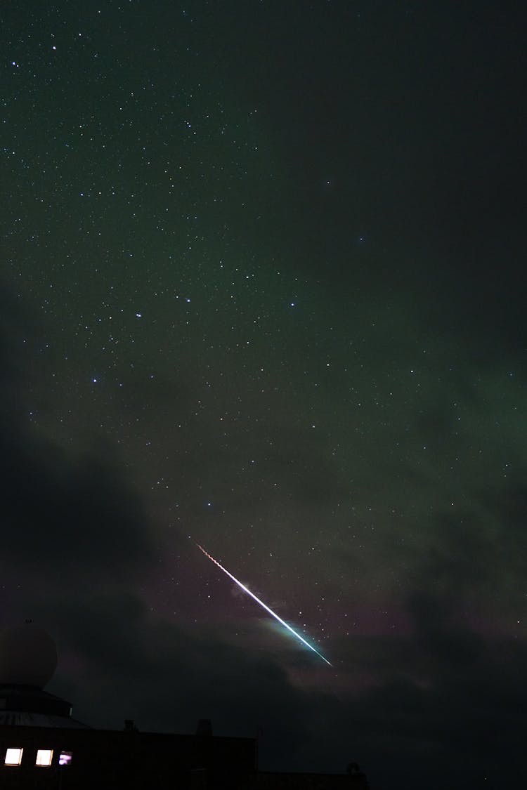 Comet On A Starry Sky 