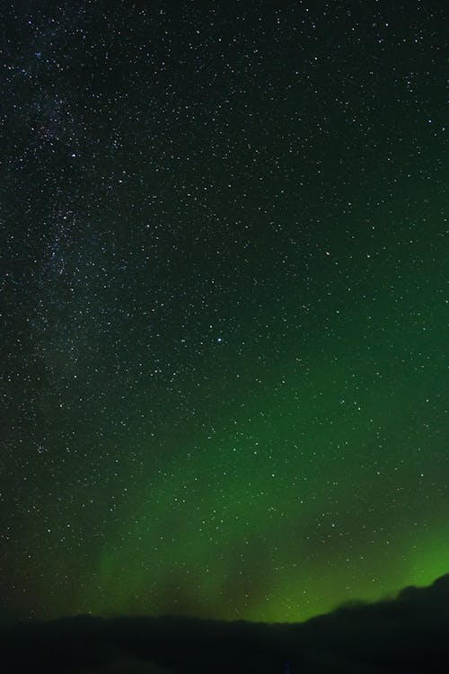 Starry Night on an Aurora Sky 