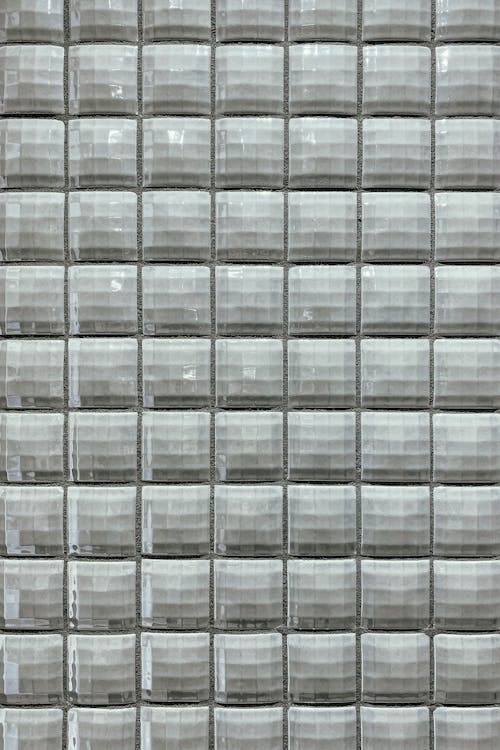 Free Geometric glass block wall background Stock Photo