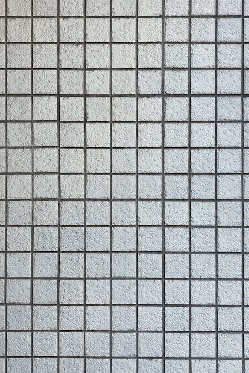 Background with gray tiles texture