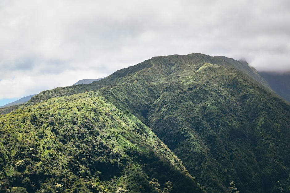 Rocky terrain and mountain ridge in daylight · Free Stock Photo