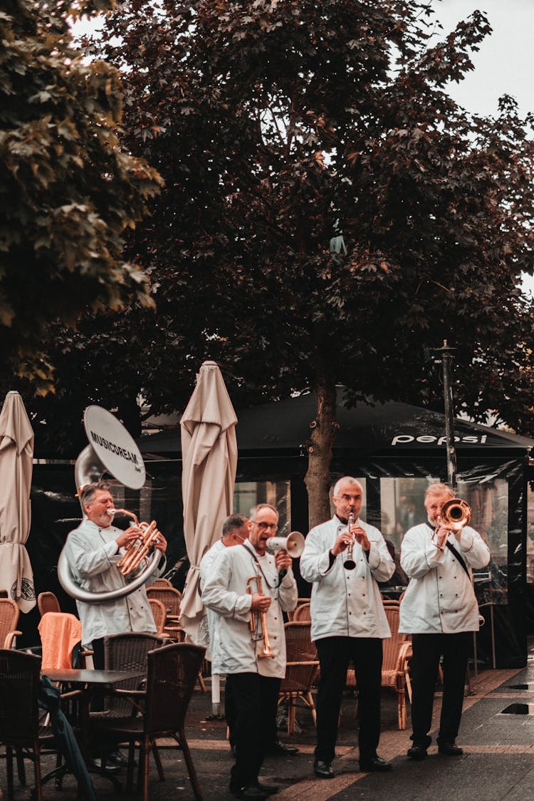 Band Playing On The Street 