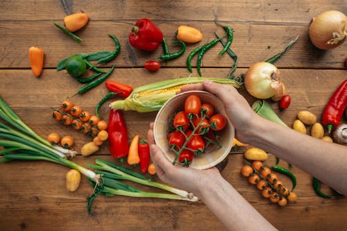 Kostnadsfri bild av blandad, färska grönsaker, grönsaker