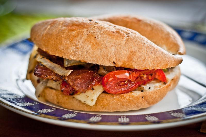 Roast Beef and Horseradish Cream Panini