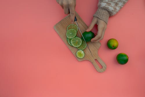 Person Holding a Lime