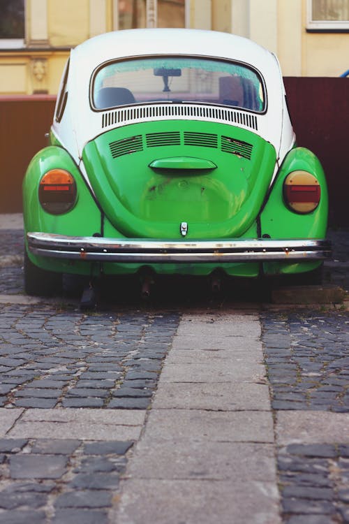 Green car