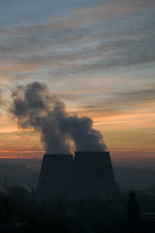 Kostnadsfri bild av fabrik, luftförorening, rök