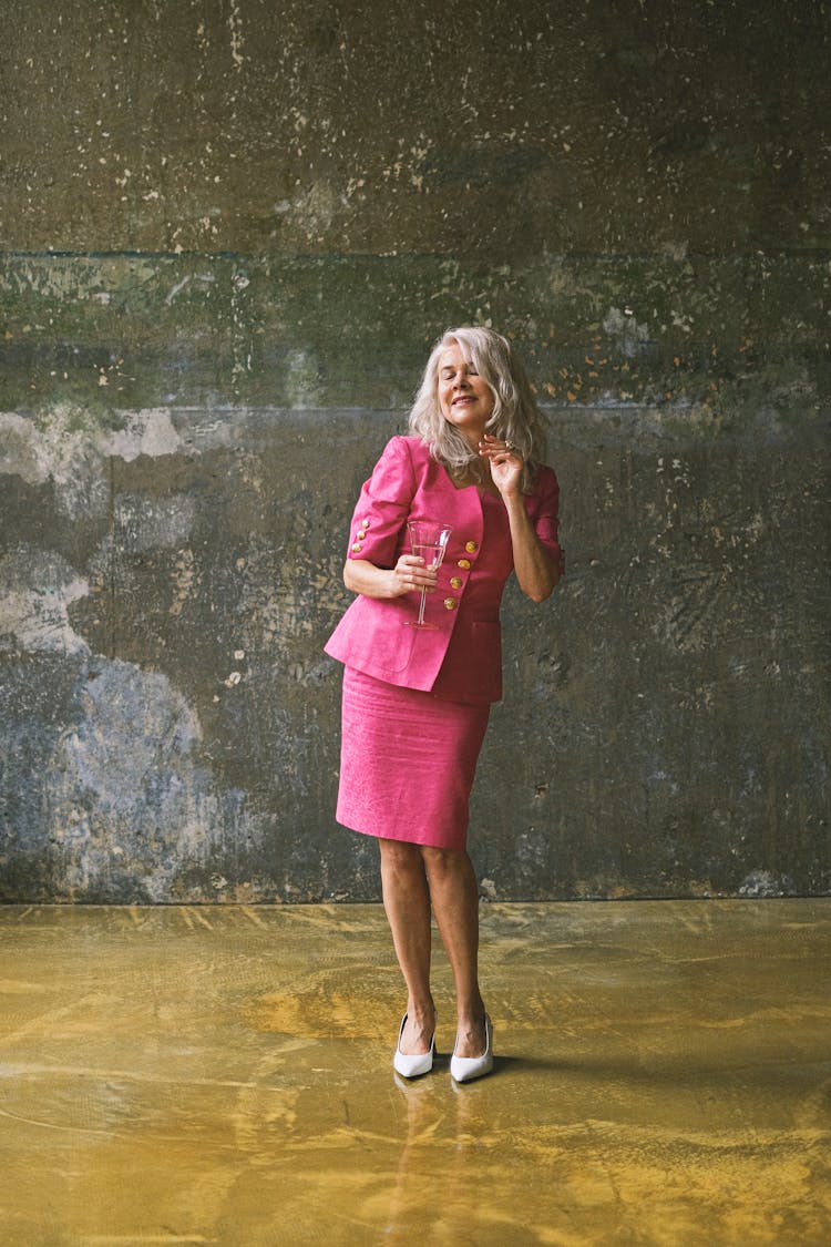 Photo Of An Elderly Woman Dancing