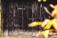 Black Wooden Door