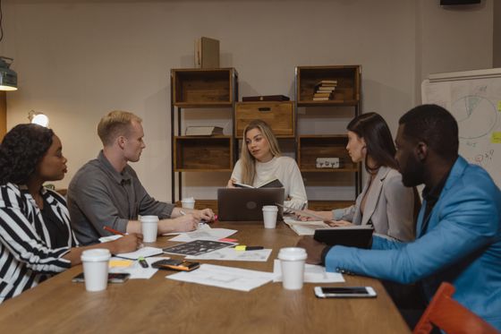 Lumière Studio team collaborating on a beauty brand strategy session