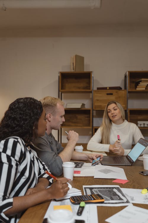 Colleagues having a Meeting 