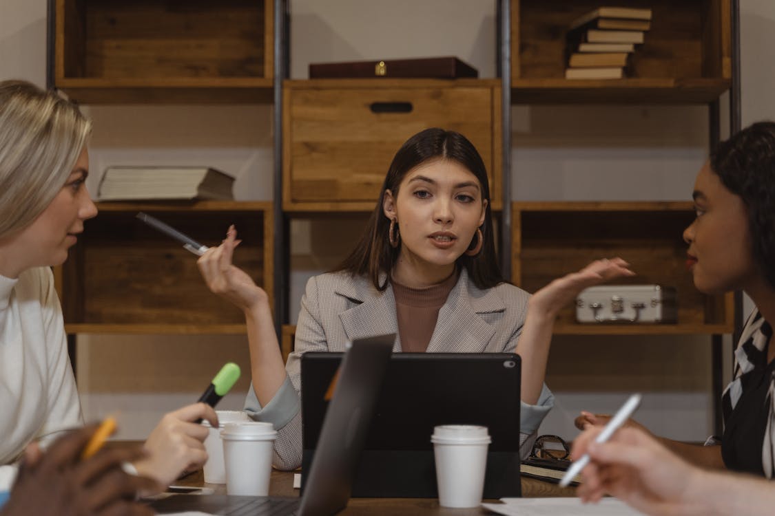 Free A Women Having a Business Meeting  Stock Photo