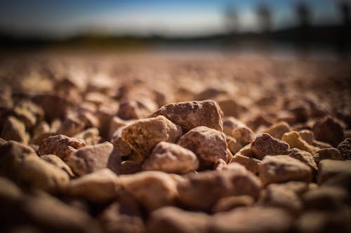 Close-up of Rocks on Sea Beach