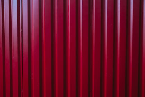 Free Red Corrugated Background
 Stock Photo