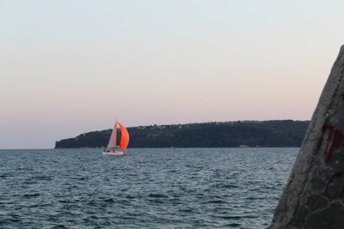 Free stock photo of boat, sail, sea