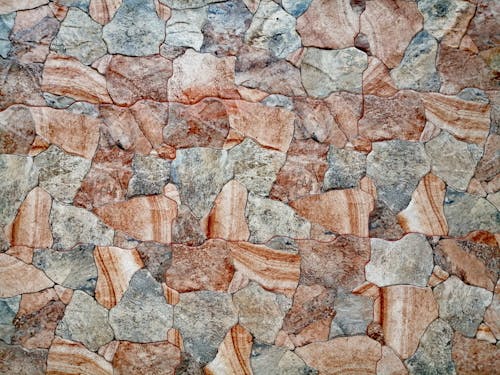 Close up of Stone Pattern on Wall