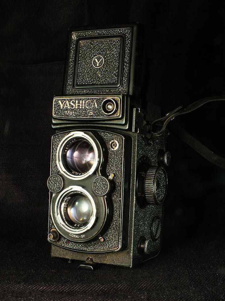 Black And Silver Classic Camera 