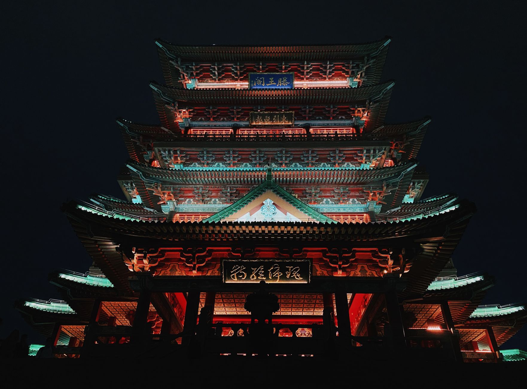 Jiangxi history Nanchang ancient map Tengwang Pavilion — Photo by lee starry