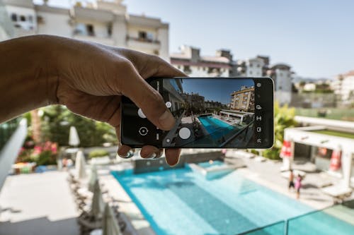 Immagine gratuita di android, bordo piscina, fotocamera