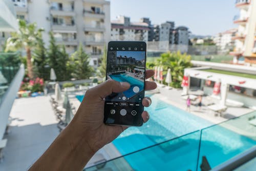 Immagine gratuita di android, bordo piscina, fotocamera