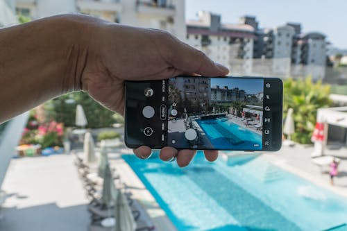 Immagine gratuita di android, bordo piscina, fotocamera