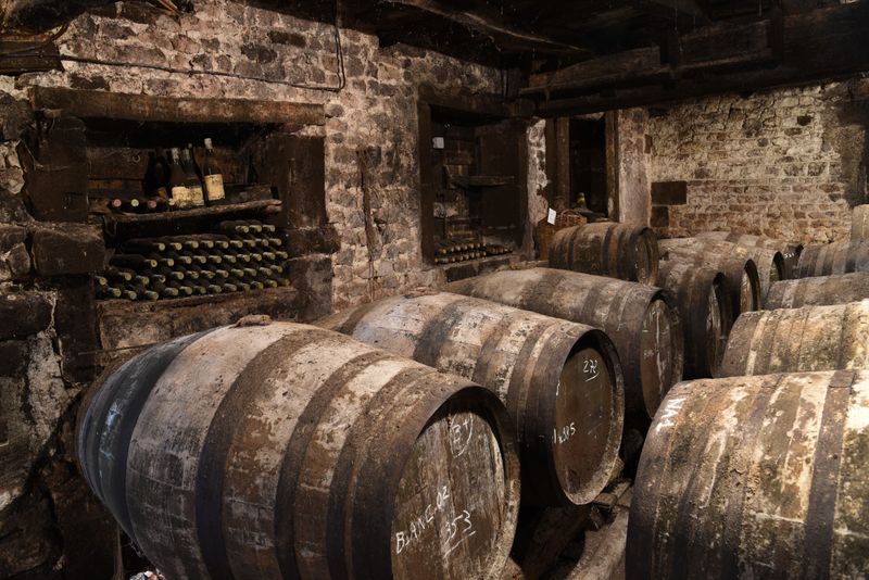 Troglodyte cellar in Saumur