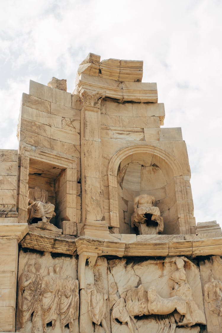 The Philopappos Monument In Athens, Greece