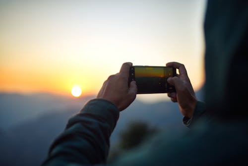 A Person Taking a Photo