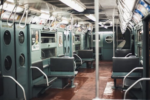 Inside of a Train Photo