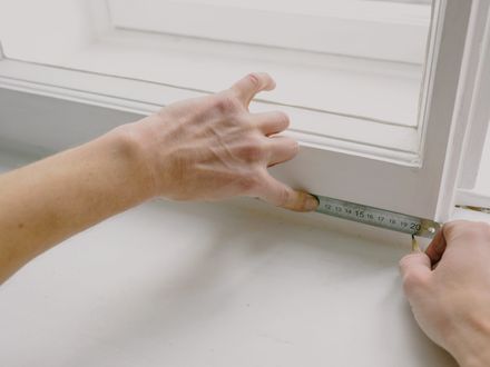 Weatherstripping installation around door frame