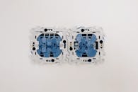 Opened switches in light apartment