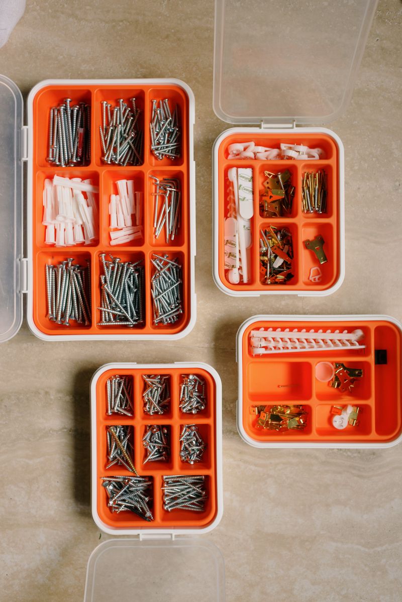 Organized tool kit ready for home appliance maintenance tasks