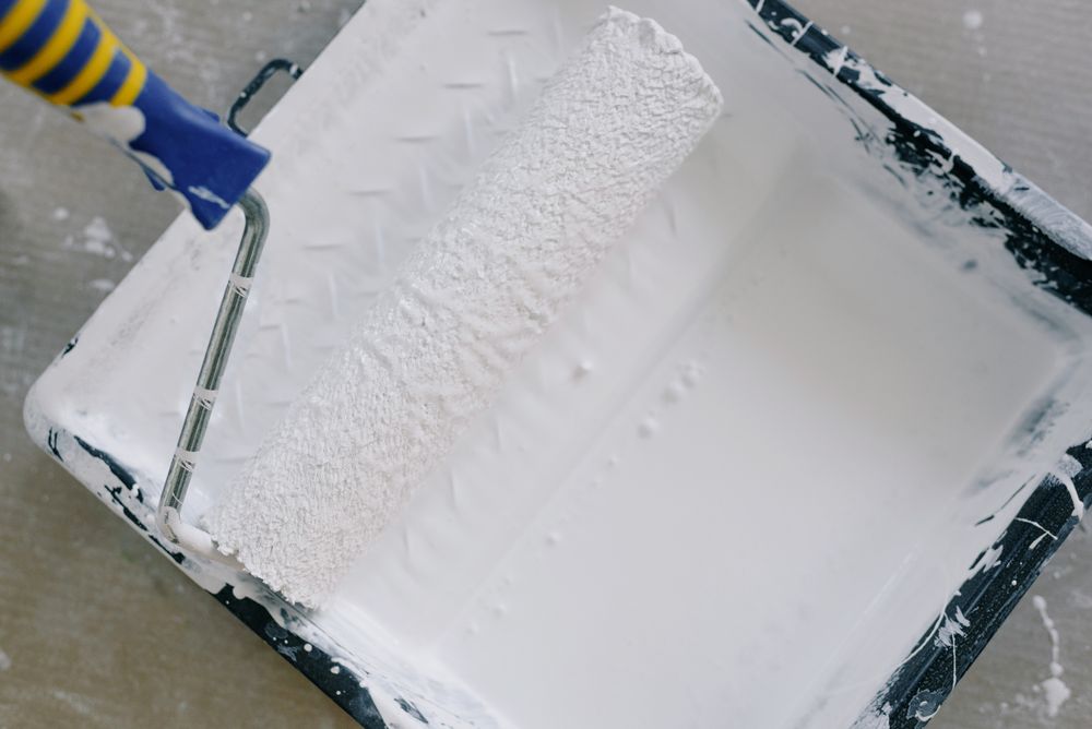 Materiaal klaar voor het aanbrengen van renovlies