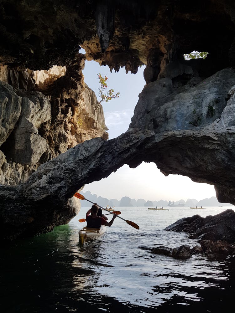 Kayaking In Cave