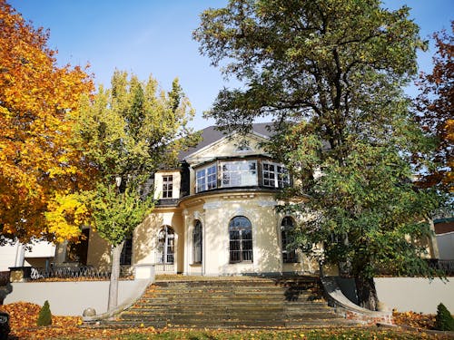 House and Trees in Autumn