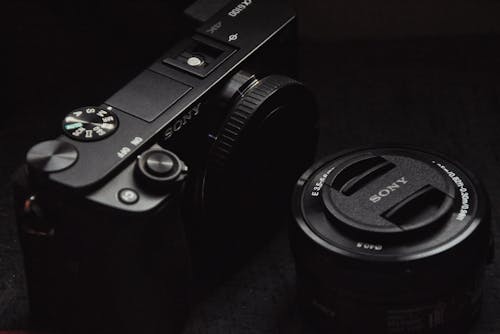 Free stock photo of a6100, black camera, buttons
