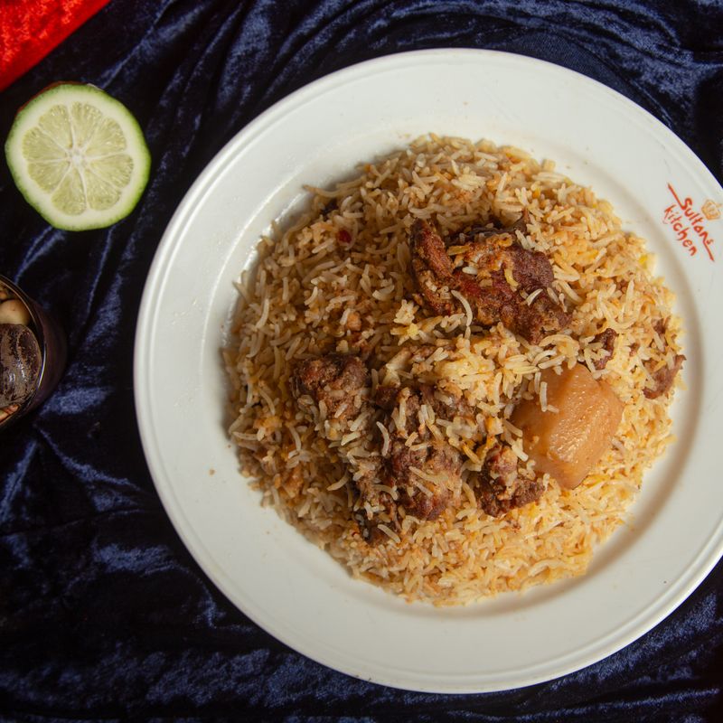 Cabbage and Peas Family Biryani