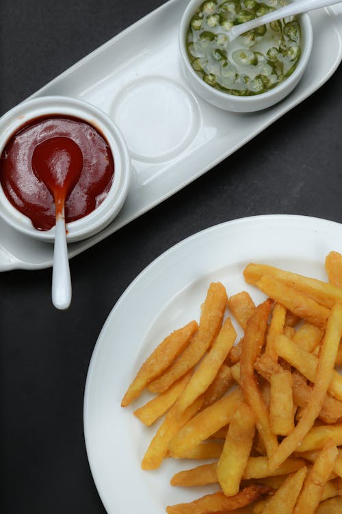 Foto profissional grátis de alimento, aperitivo, batata frita