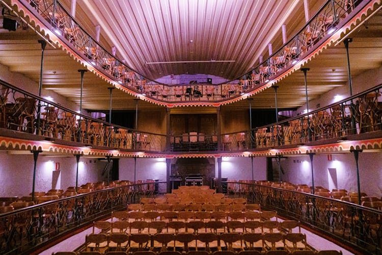 Empty Theater Hall Of Classic Design