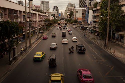 고속도로, 도로, 도시의 무료 스톡 사진