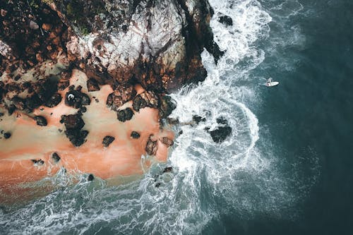 Fotos de stock gratuitas de aéreo, agua, aguamarina