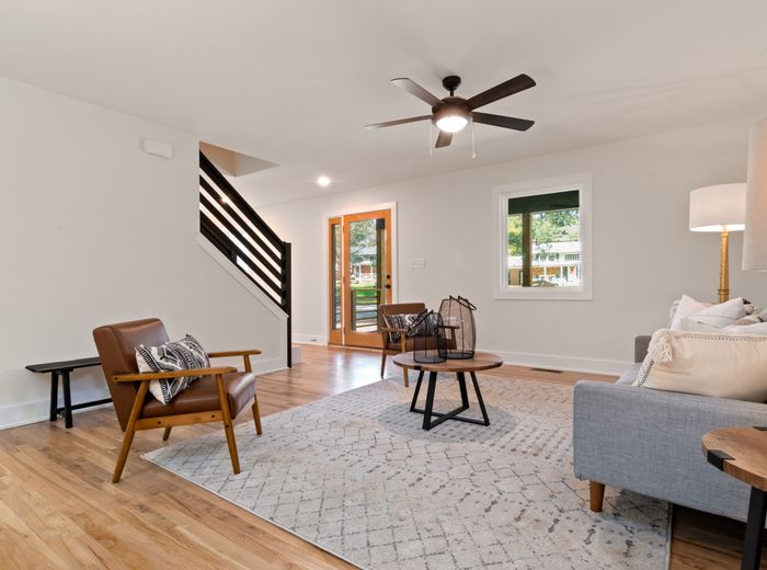 Freshly decorated living room