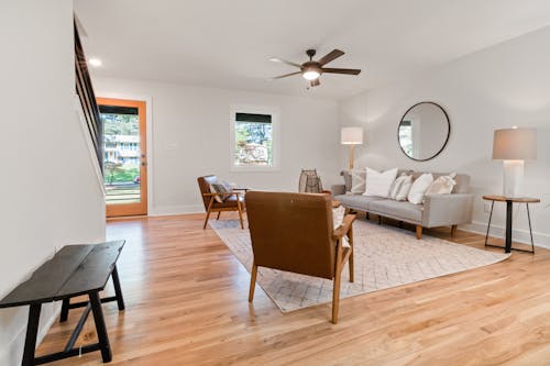 Living Room of a Contemporary House Design