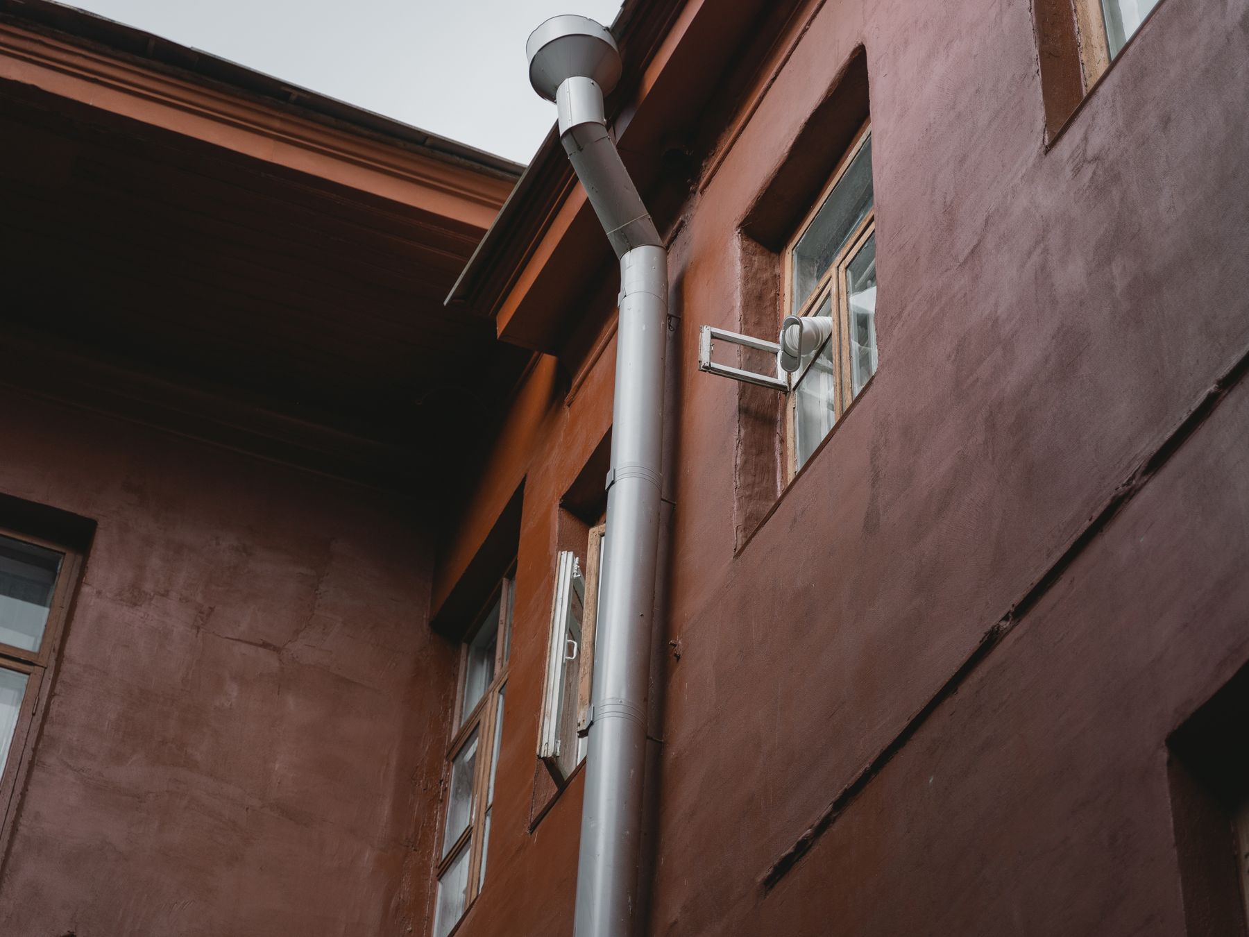 Exterior Painting in Woolwich — walls rolled to an even, flat finish